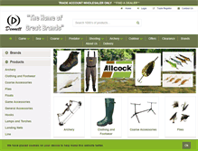 Tablet Screenshot of dennettoutdoor.com